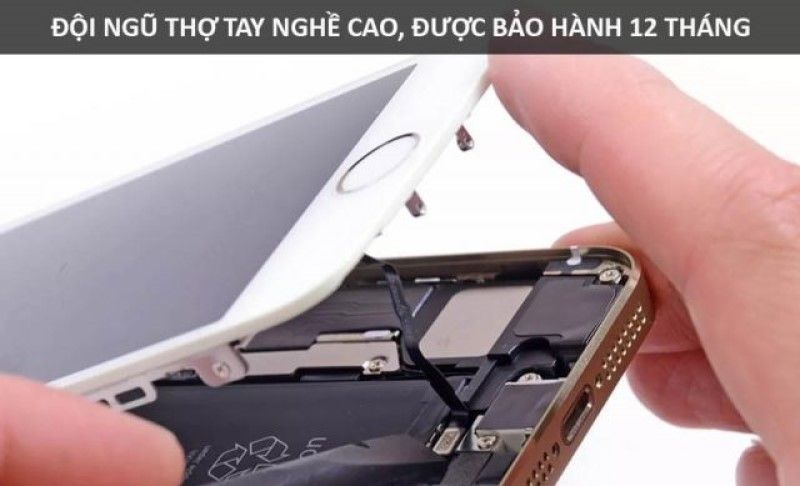 Thay màn hình, ép kính iphone 5s tai Thủ Đức