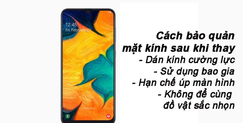 Cách bảo quản mặt kính sau khi thay