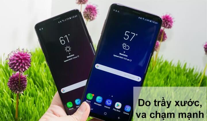 Nguyên nhân kính samsung galaxy s9 plus bị hỏng