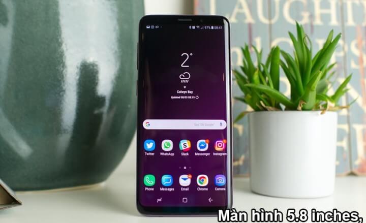 Kích thước màn hình samsung galaxy s9