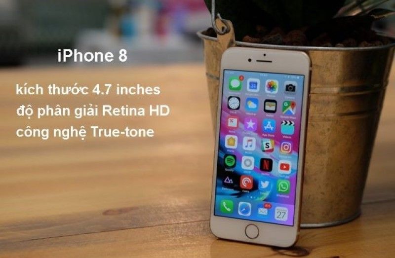 Kích thước màn hình iphone 8