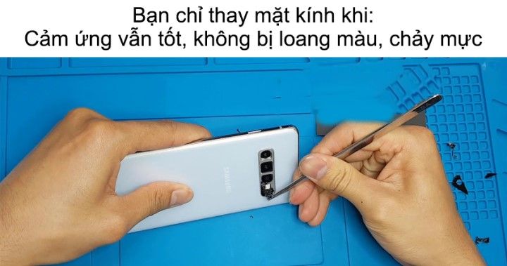 Trường hợp nên thay mặt kính