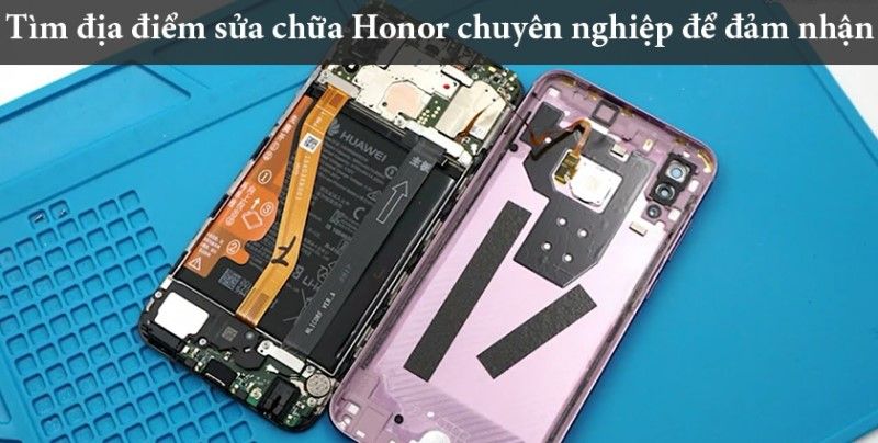 Lưu ý khi chọn địa điểm ép kính Honor Play