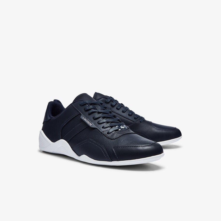 GIÀY LACOSTE HAPONA LEATHER NAM - XANH TRẮNG