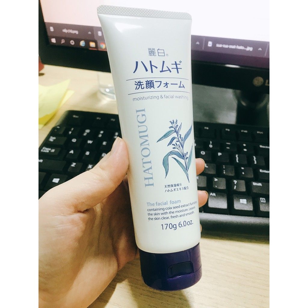 HÀNG - Sữa rửa mặt Hatomugi 170g