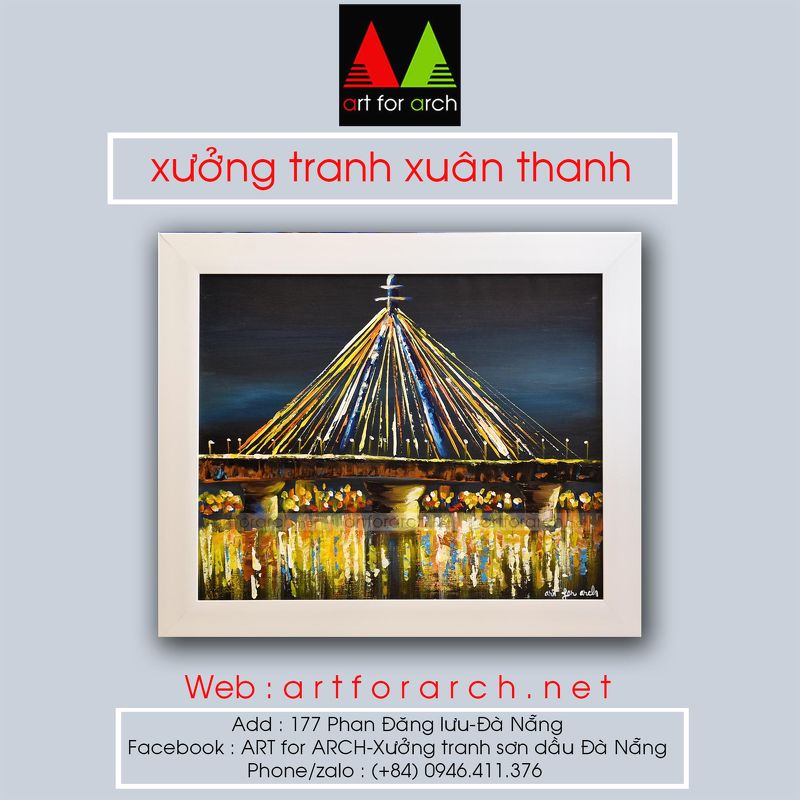 Tranh cầu sông hàn 03