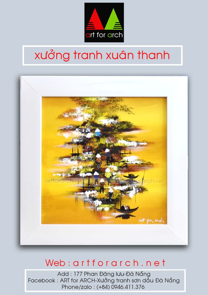 Tranh trừu tương sông nước03