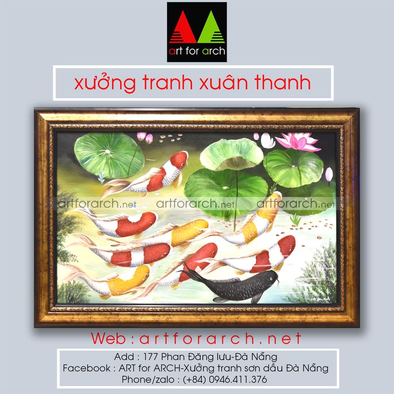 Tranh cửu ngư quần hội 03