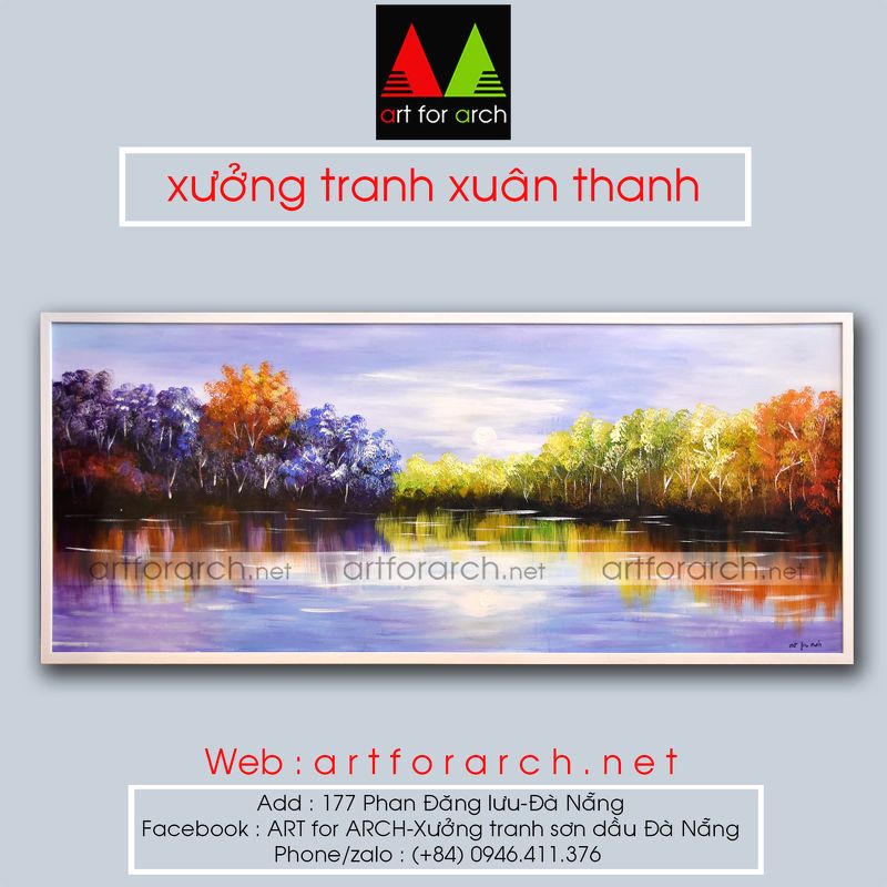 tranh phong cảnh thiên nhiên 80x160