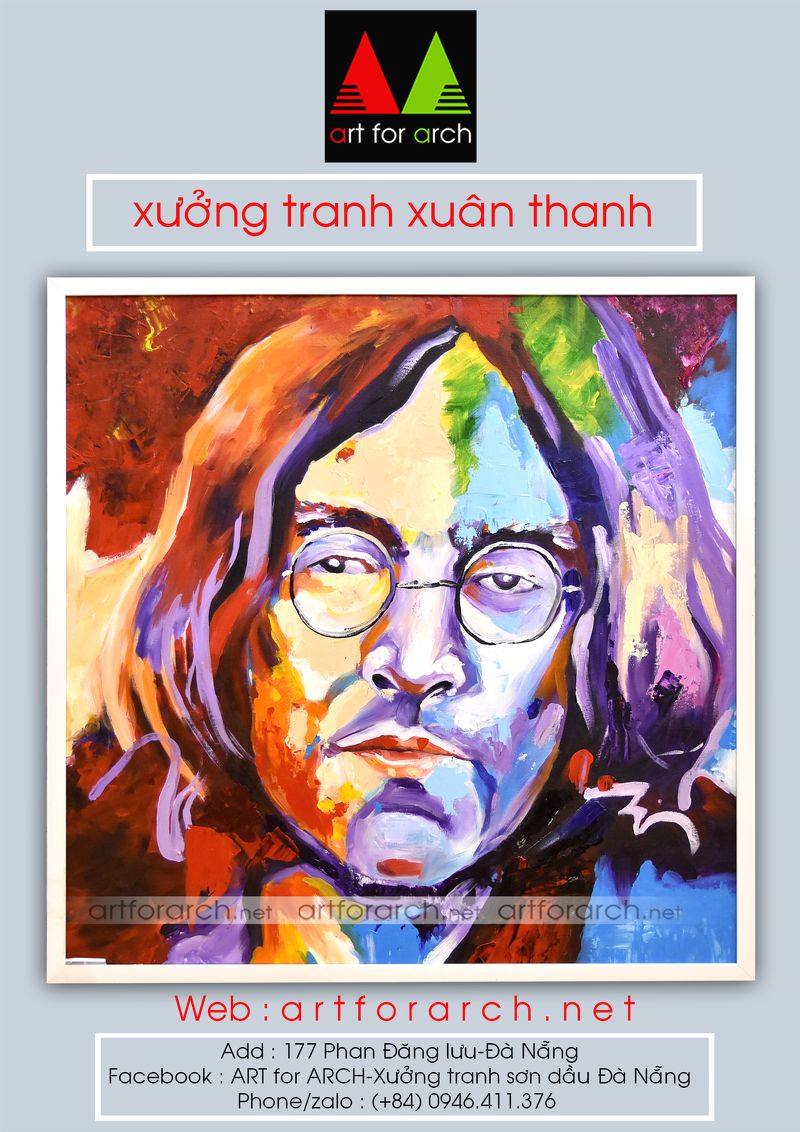 Chân dung John Lennon 75X75