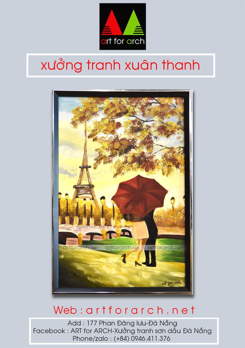 tranh tình nhân 40x60