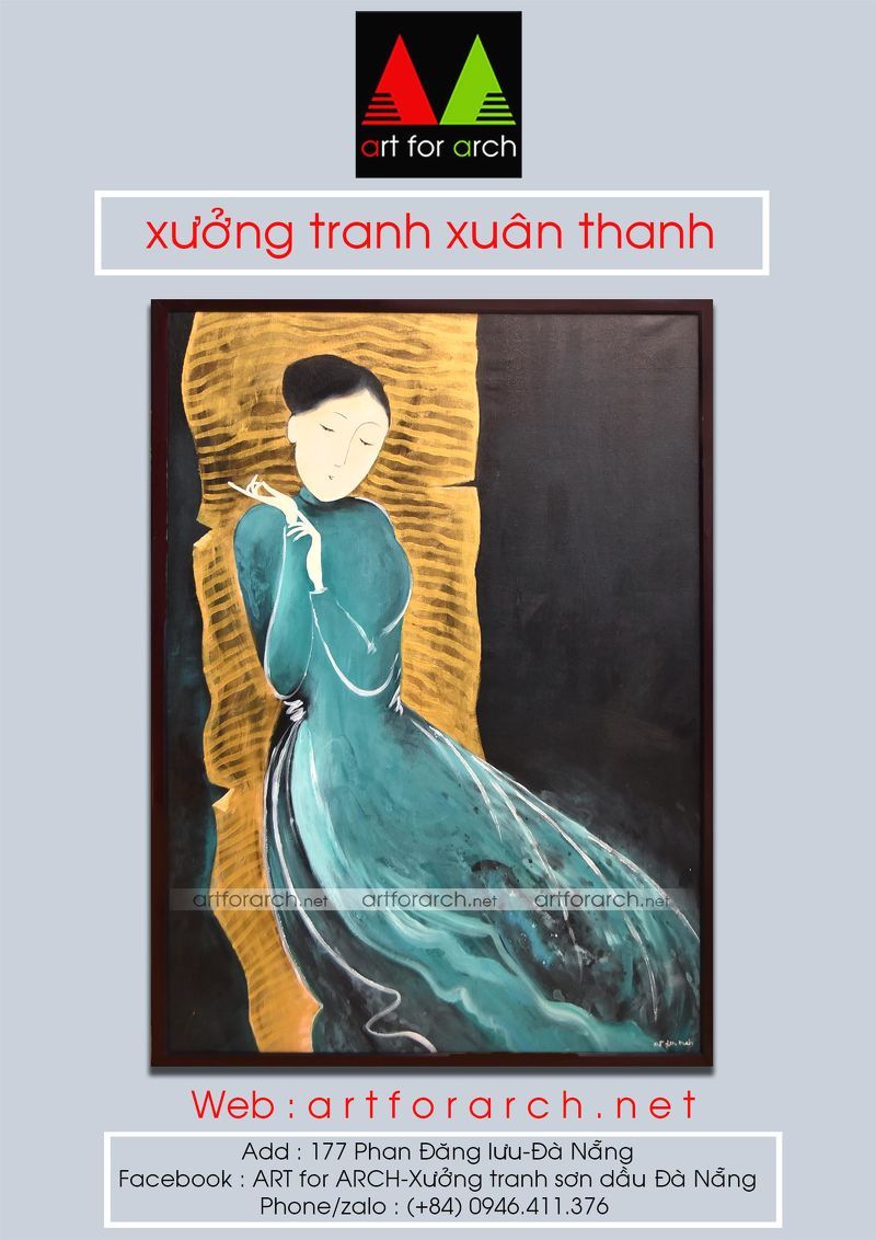 tranh thiếu nữ Việt Nam 02