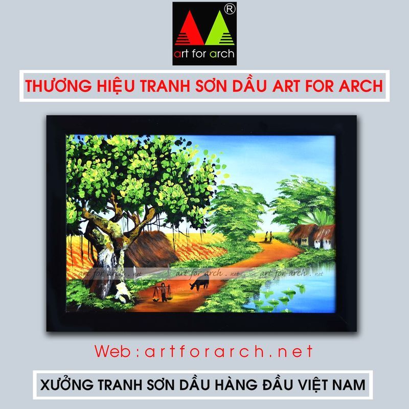 Tranh quê hương Việt Nam 08 40x60