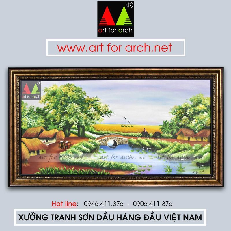 Tranh quê hương Việt Nam 16 60x120