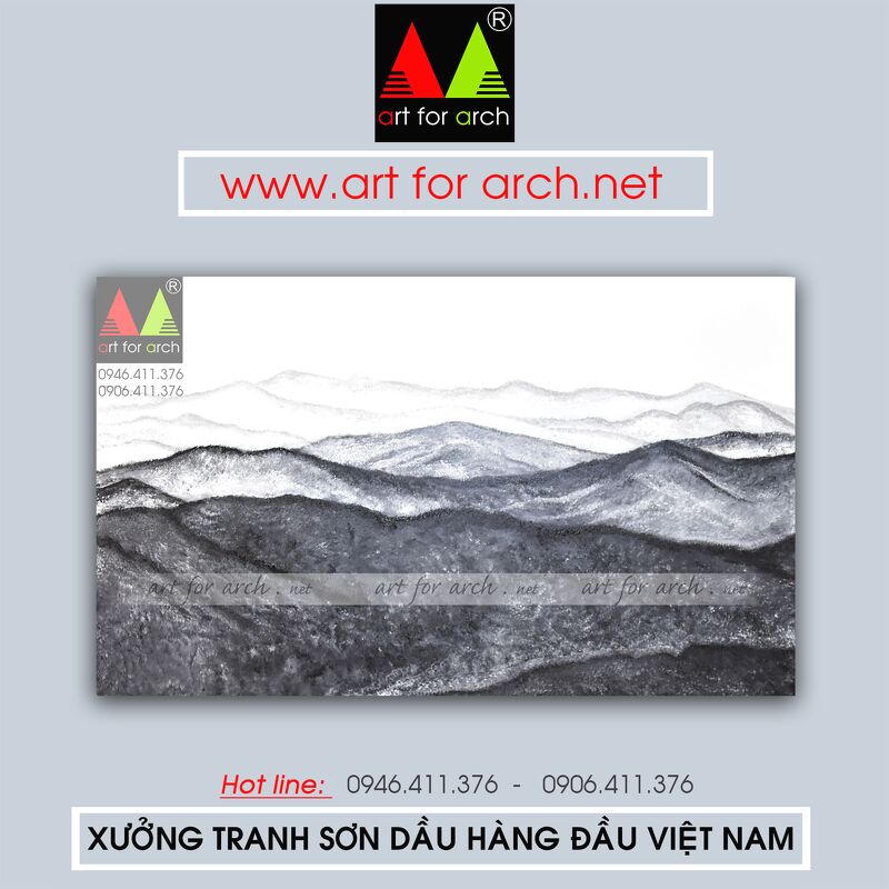 Tranh mây trời 02 80x160