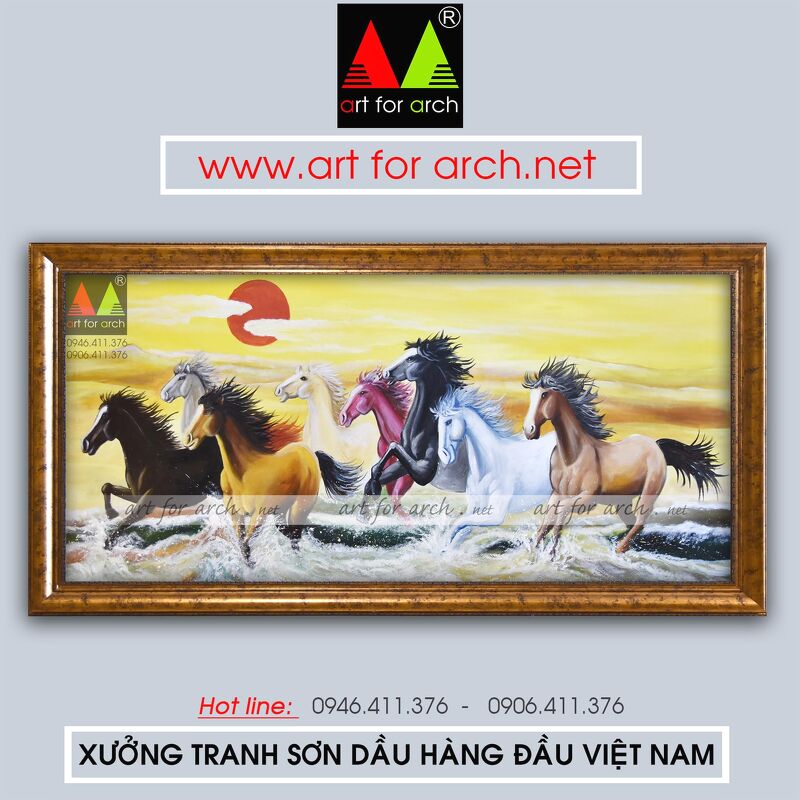 Tranh mã đáo thành công 02 80x160