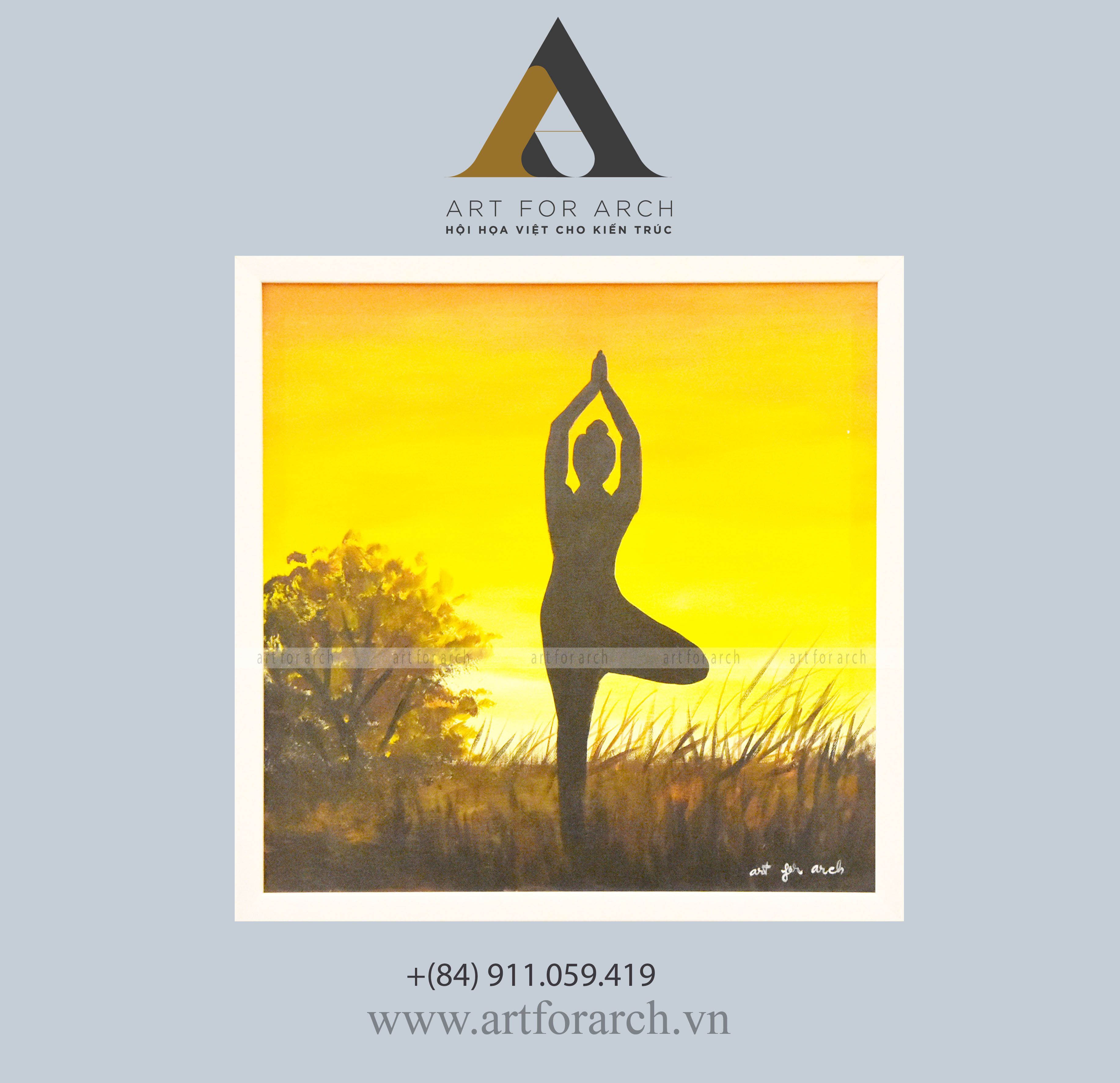 Tranh Yoga 1 30x40 (G1)