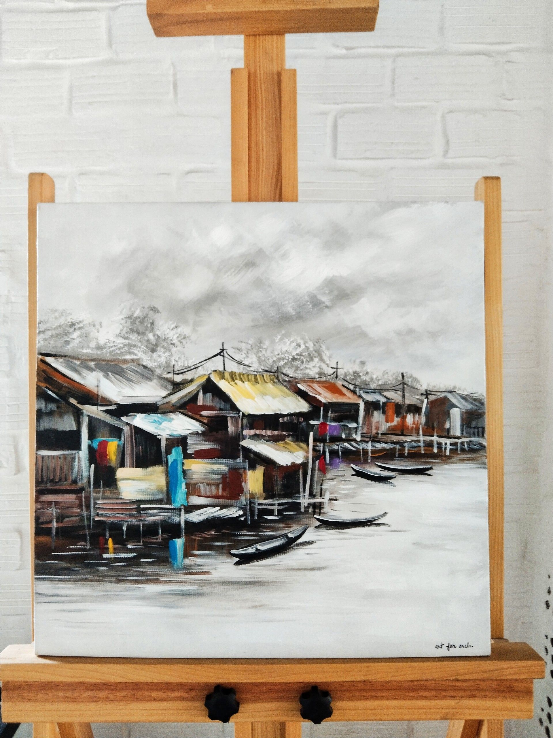 Tranh Quê Tôi 50x50 (G1)