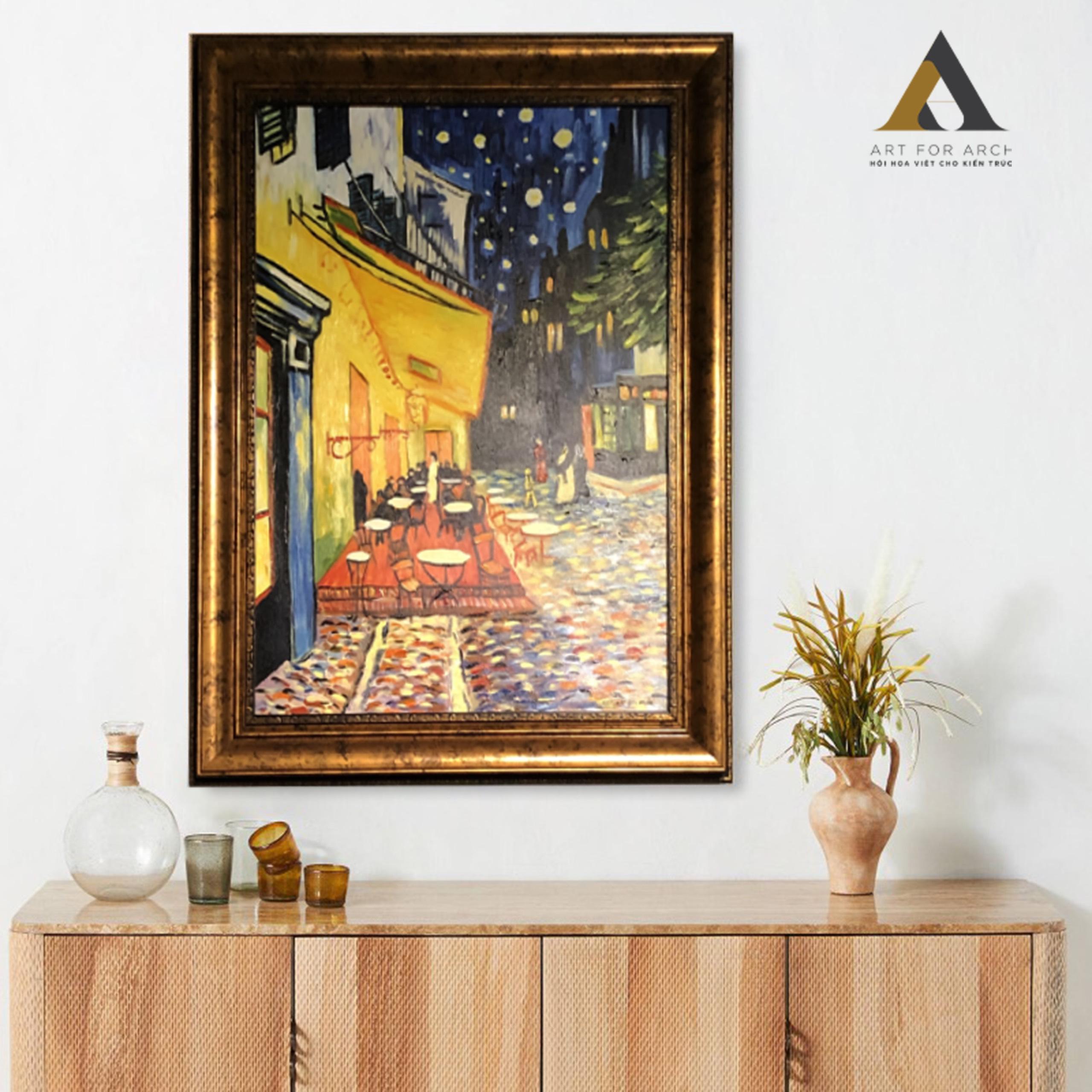 Cà Phê Vỉa Hè 1888 VanGogh 60x80 (G2)