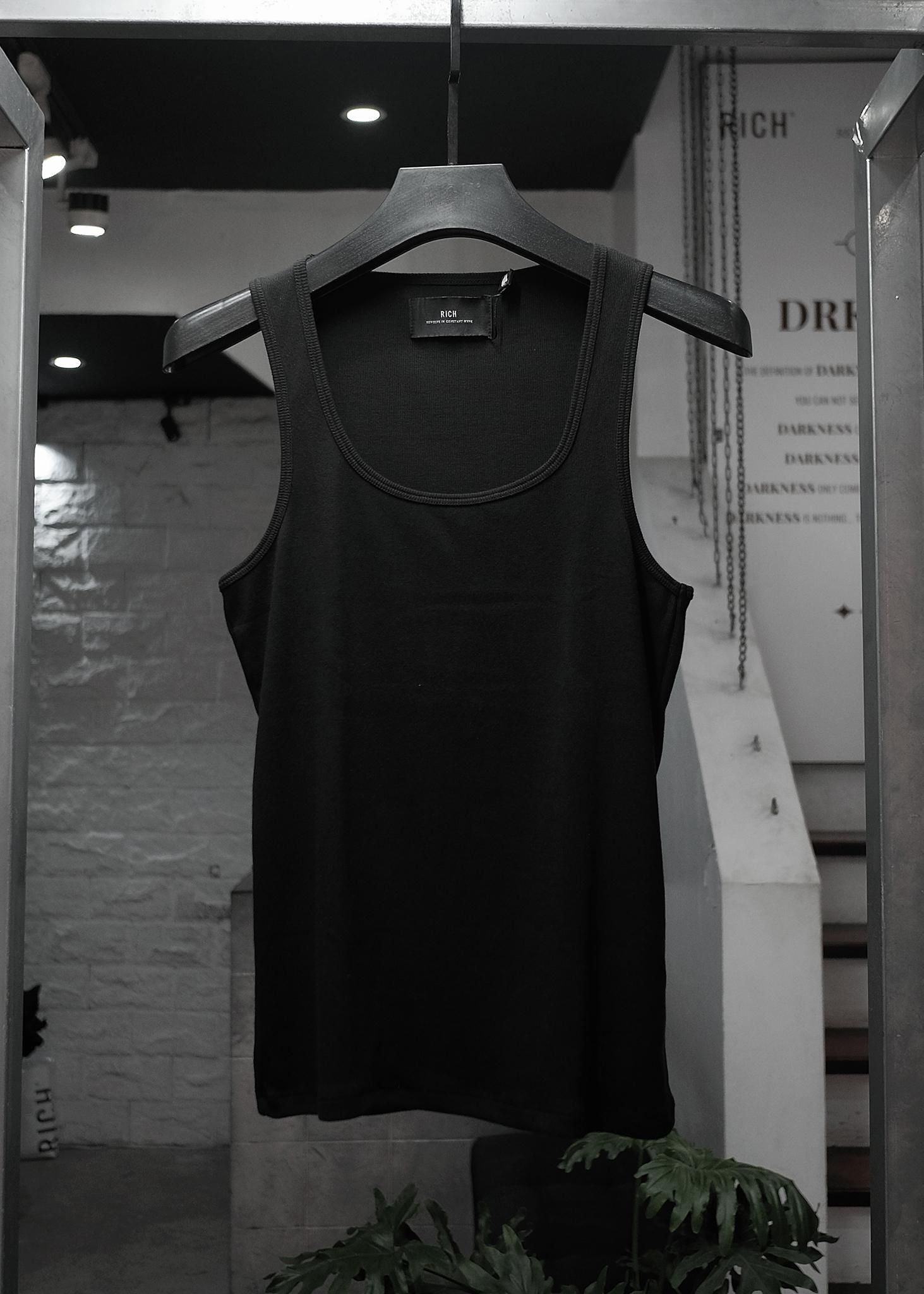 AT.016A Cotton Tanktop / BL