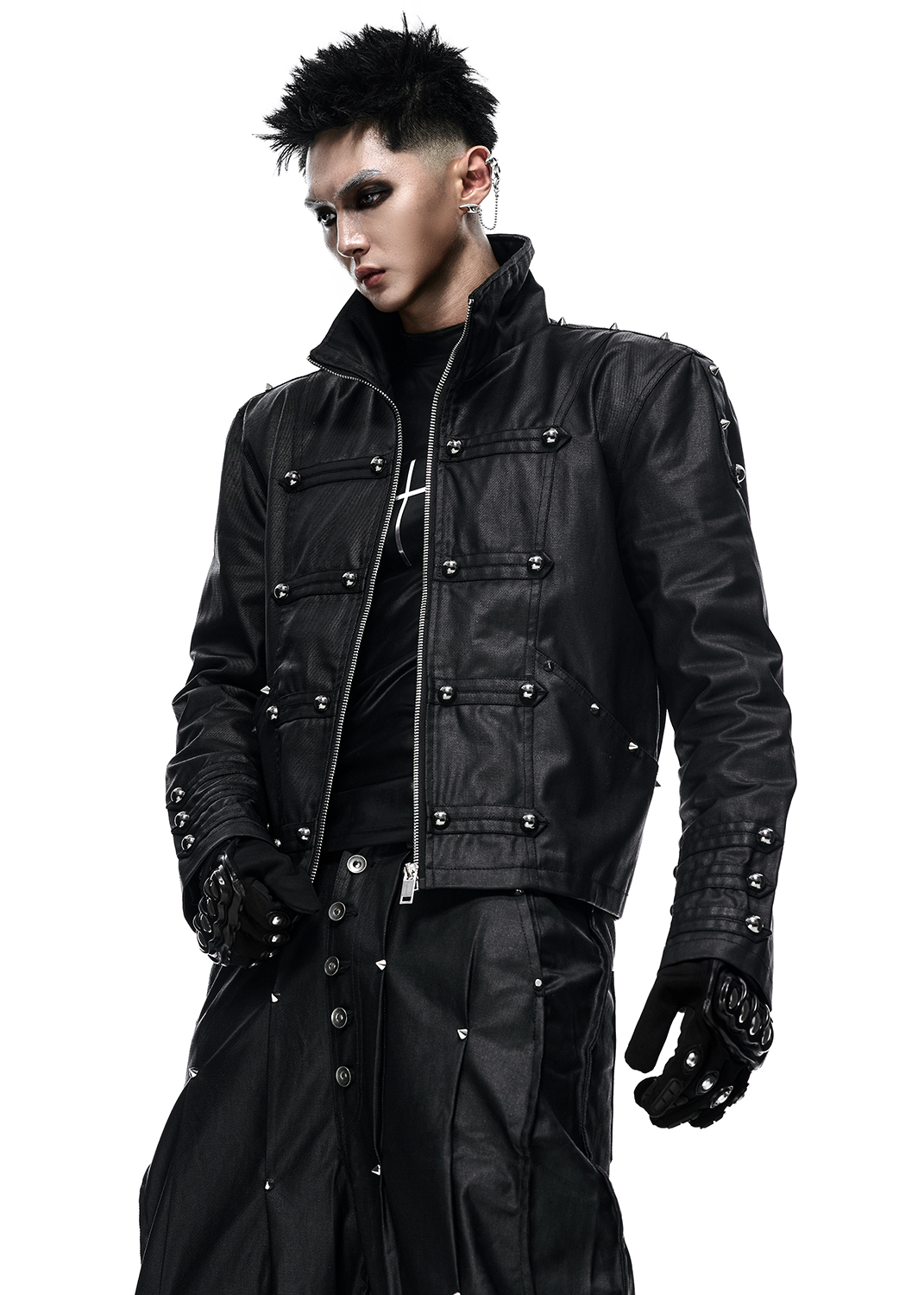 AK.098A Napoleon Waxed Denim Jacket