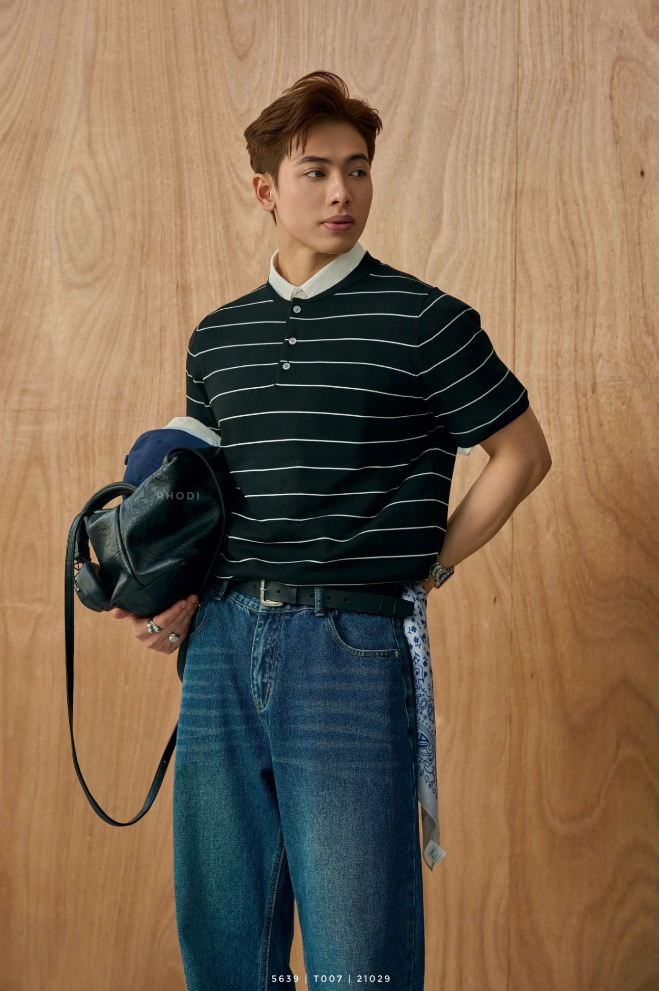 QUẦN JEANS DÁNG SUÔNG T007