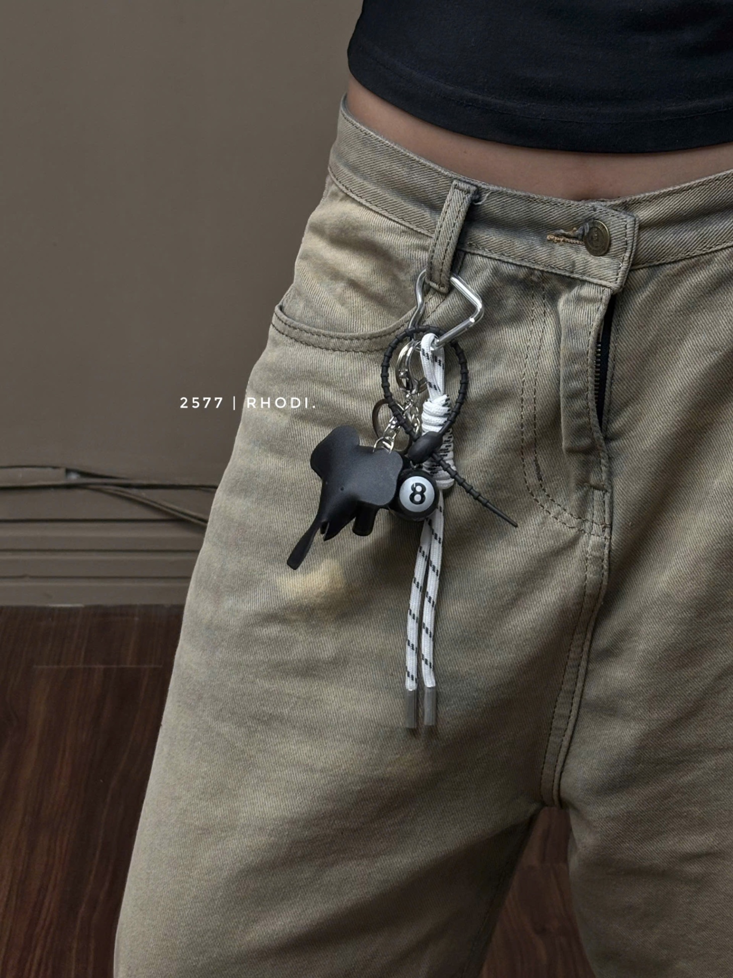 Móc keybag 2577 voi đen