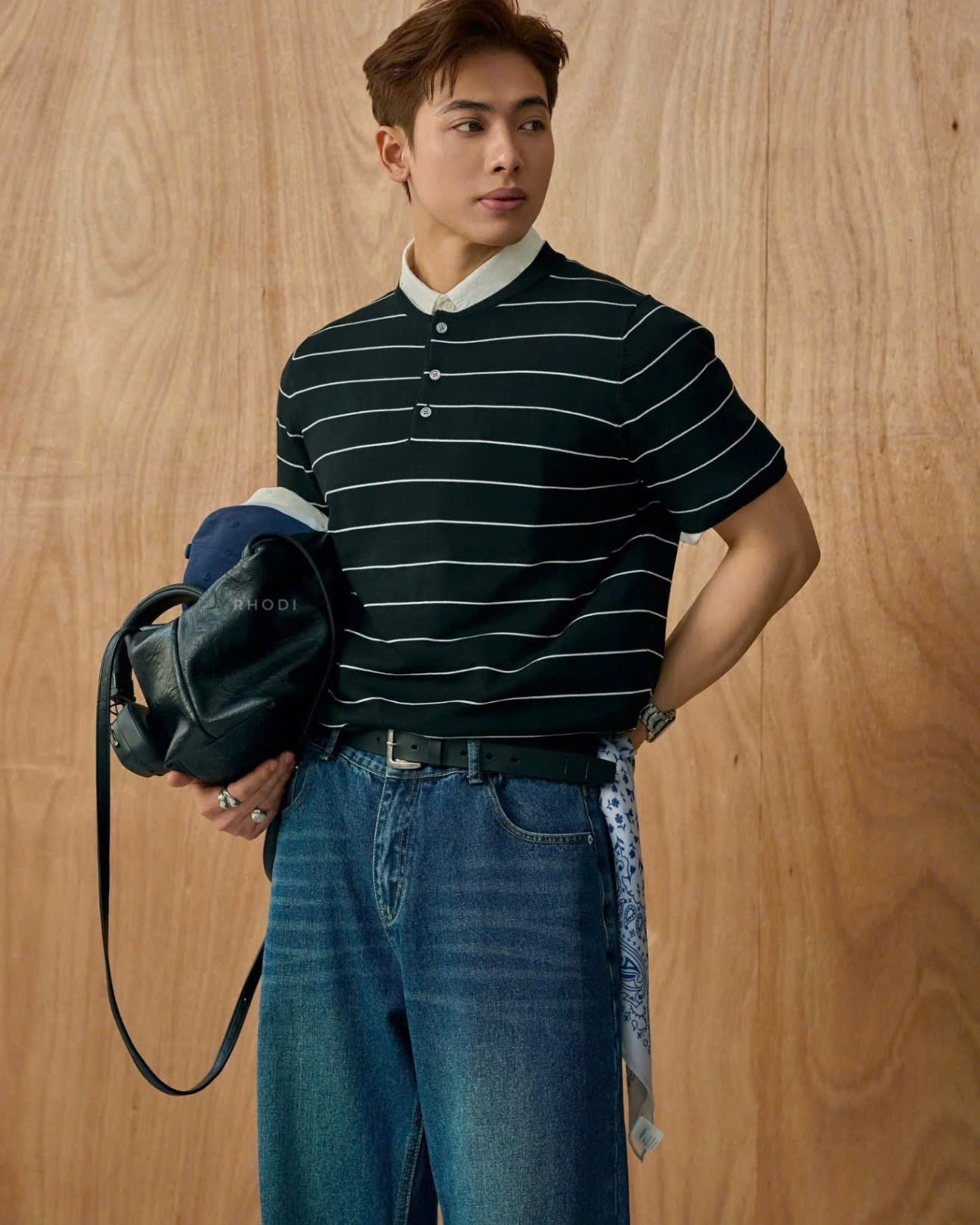 QUẦN JEANS DÁNG SUÔNG T007