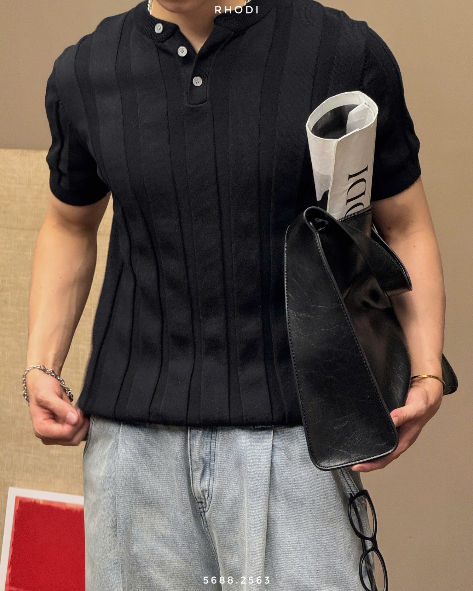 ÁO PHÔNG HENLEY DỆT KIM 5688