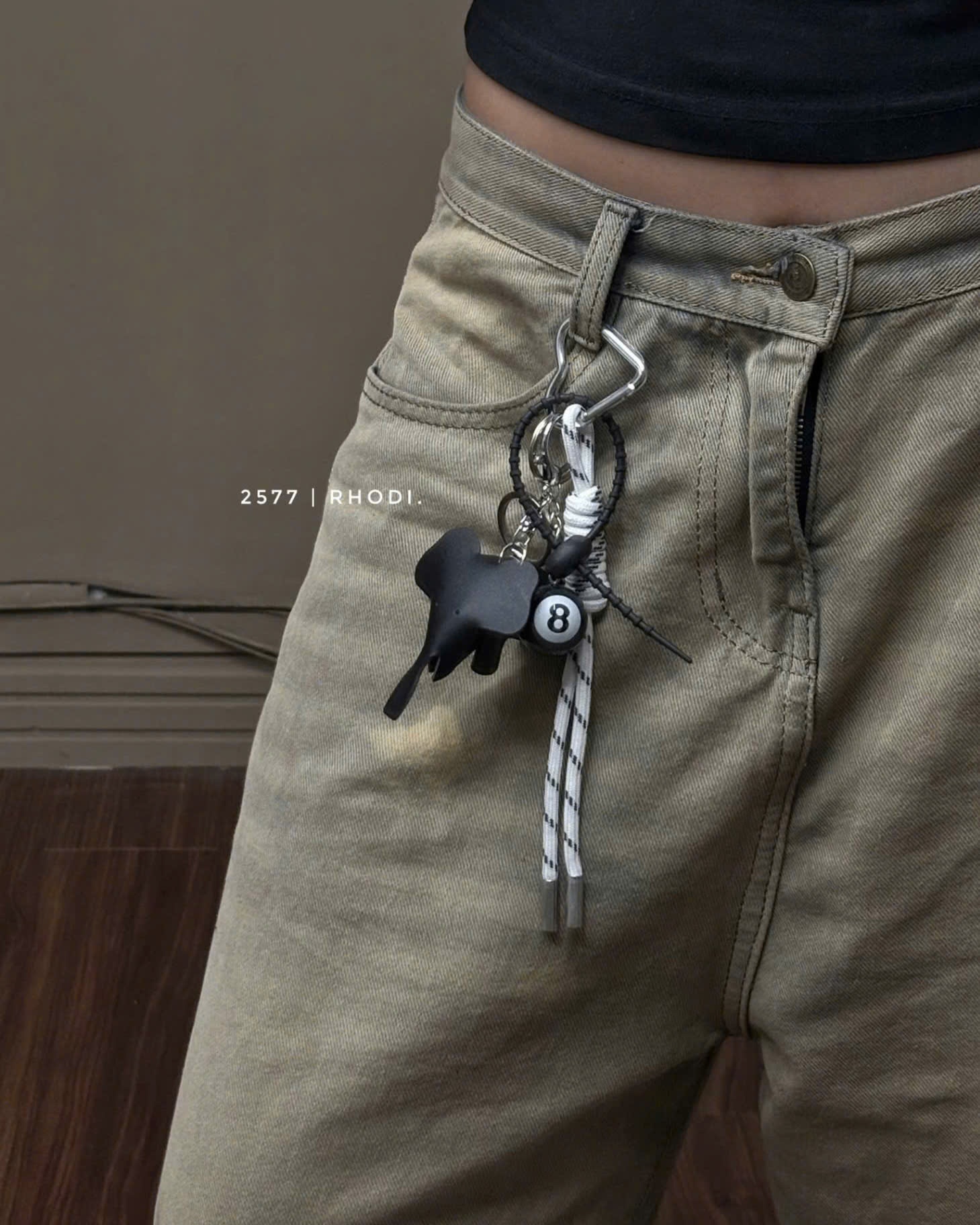 Móc keybag 2577 voi đen