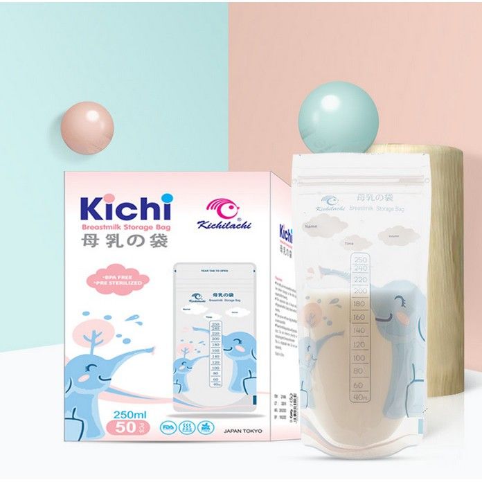 Túi Trữ Sữa Kichi 250Ml