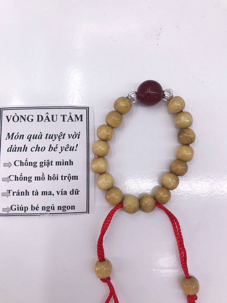 VÒNG DÂU TẰM ĐÁ BẠC