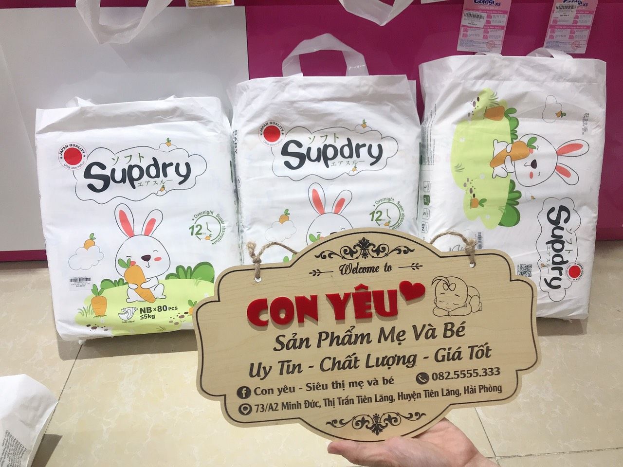 BỈM SUPDRY DÁN