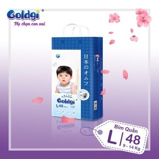 Bỉm Quần Goldgi+ size L48 (9-14kg)