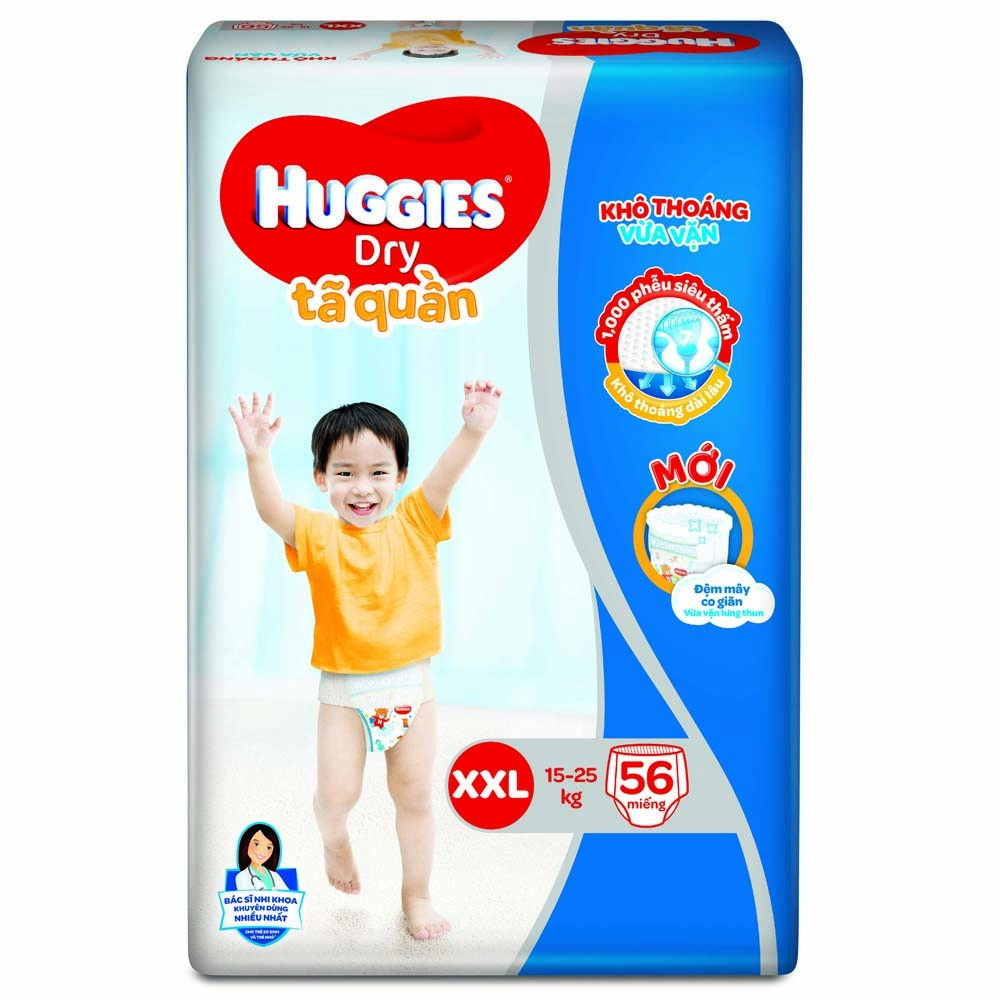 Bỉm - Tã quần Huggies XXL56 +6M