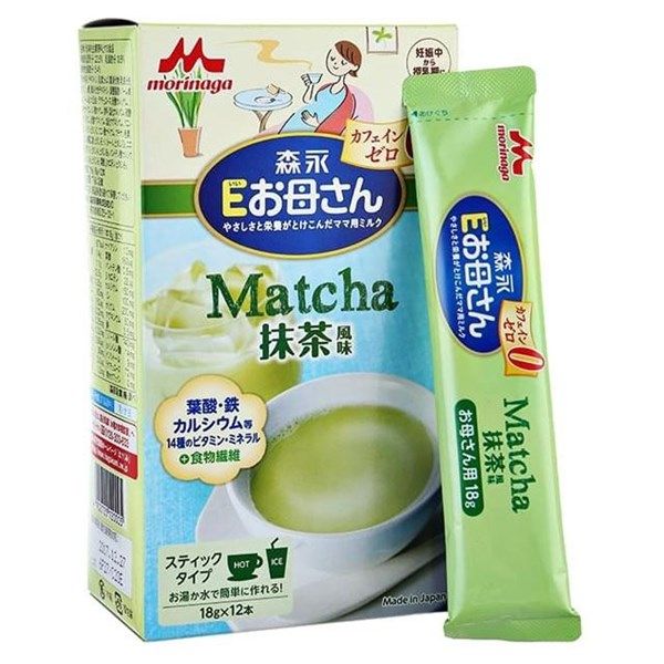 Sữa Bầu Morinaga vị Trà Xanh ( 18g*12 gói )