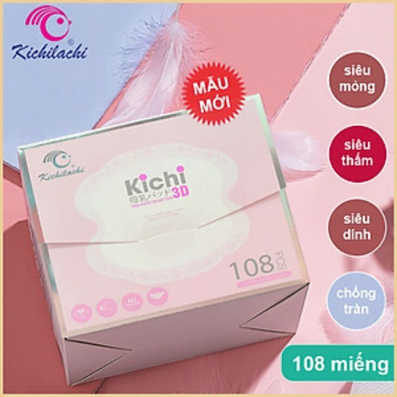 Miếng Lót Thấm Sữa Kichi 108 Miếng