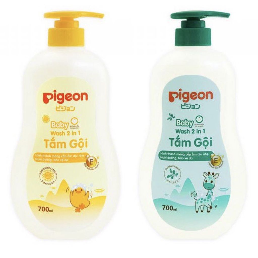 Sữa tắm gội Pigeon 700ml