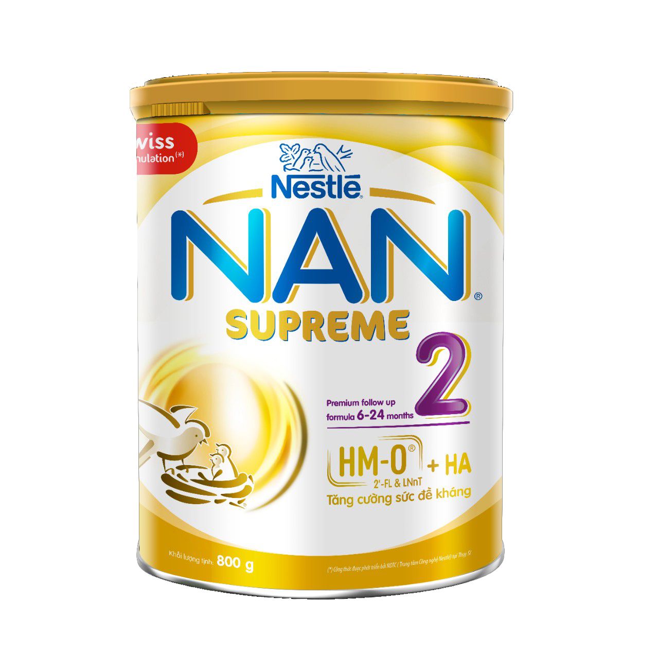 Sữa Nan Supreme Pro số 2 5-HMO 800g (12-24M)