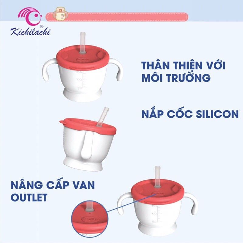 Cốc Tập Uống 3 Giai Đoạn Kichilachi