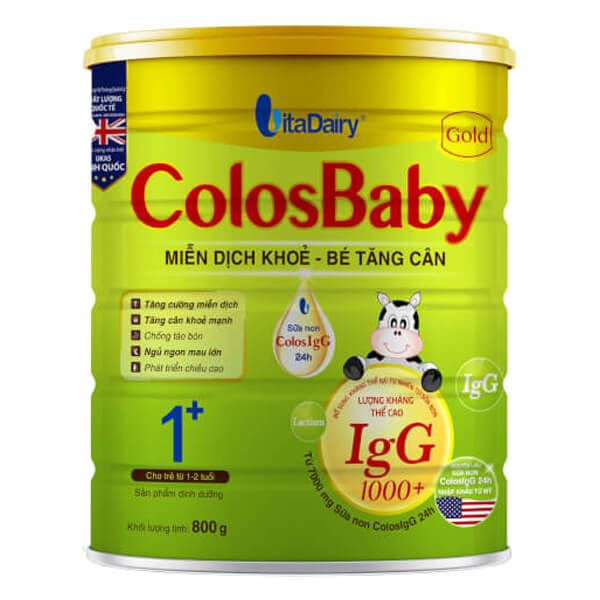 Sữa ColosBaby Gold 1+ 800gr ( 1-2 tuổi )