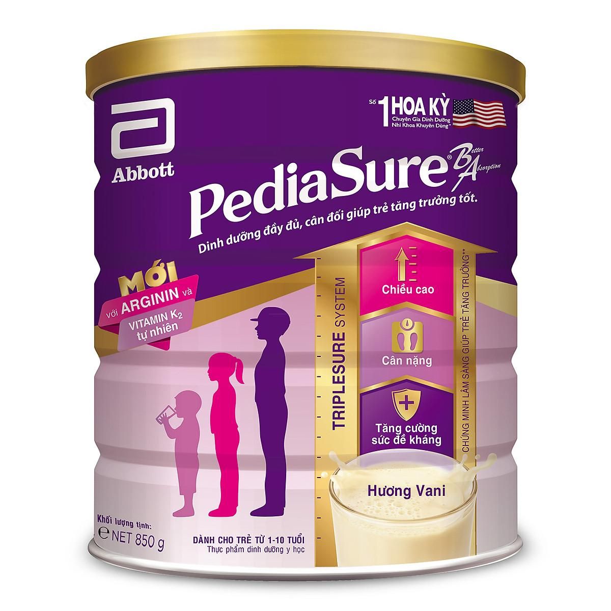 Sữa Pediasure B/A 850g