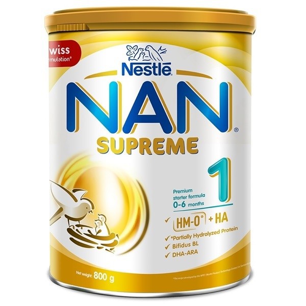 Sữa Nan Superme Pro Số 1 - 800gr (0-12M)