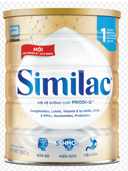 Sữa Similac 5G số 1 900g (0-6 tháng)