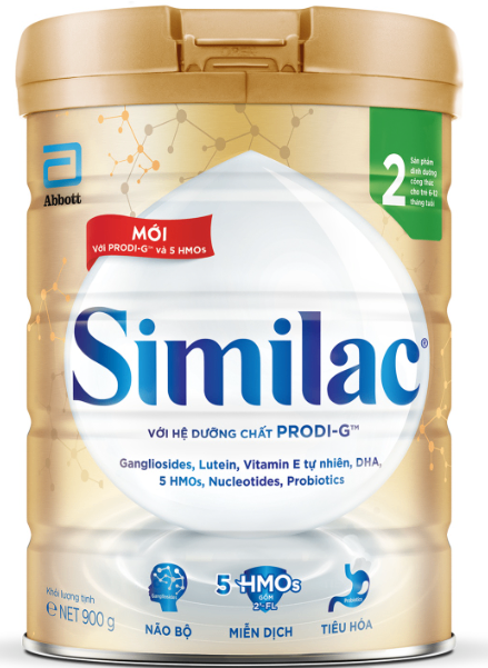 Sữa Similac 5G số 2 900g (6-12 tháng)