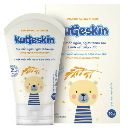 Kem bôi dịu da cho bé Kutieskin 30g