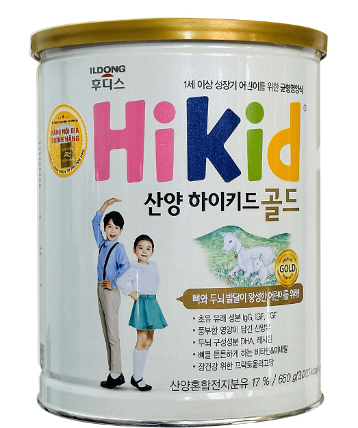 Sữa dê Hikid 650g (1-9 tuổi)