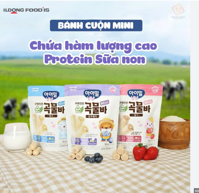 Bánh cuộn mini ăn dặm ILDONG