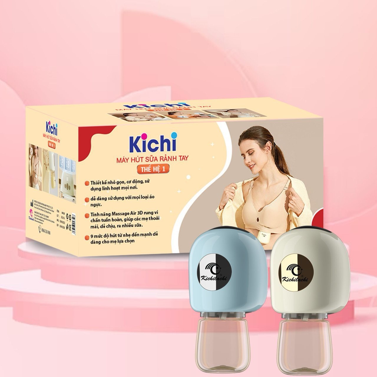 Máy hút sữa rảnh tay Kichi TH1