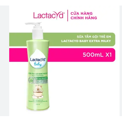 Sữa tắm Lactacyd Baby Extra Milk 500ml